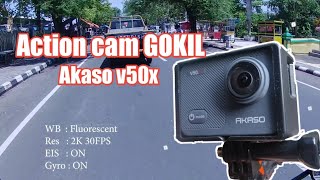 #VLOG.1 - Tes Akaso v50x | video perdana motovlog