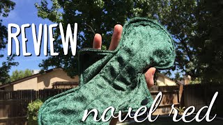 Novel Red Cloth Pad Review - Crushed Velvet