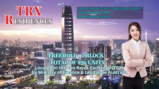 TRX Residence-Luxurious home at financial district @ Tun Razak Exchange (TRX) | 马来西亚新标志性的第一家国际金融中心