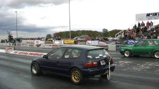 10 sec Turbo Civic vs 12 sec Green Turbo Golf