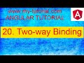 Two-way data binding in angular | Part 20