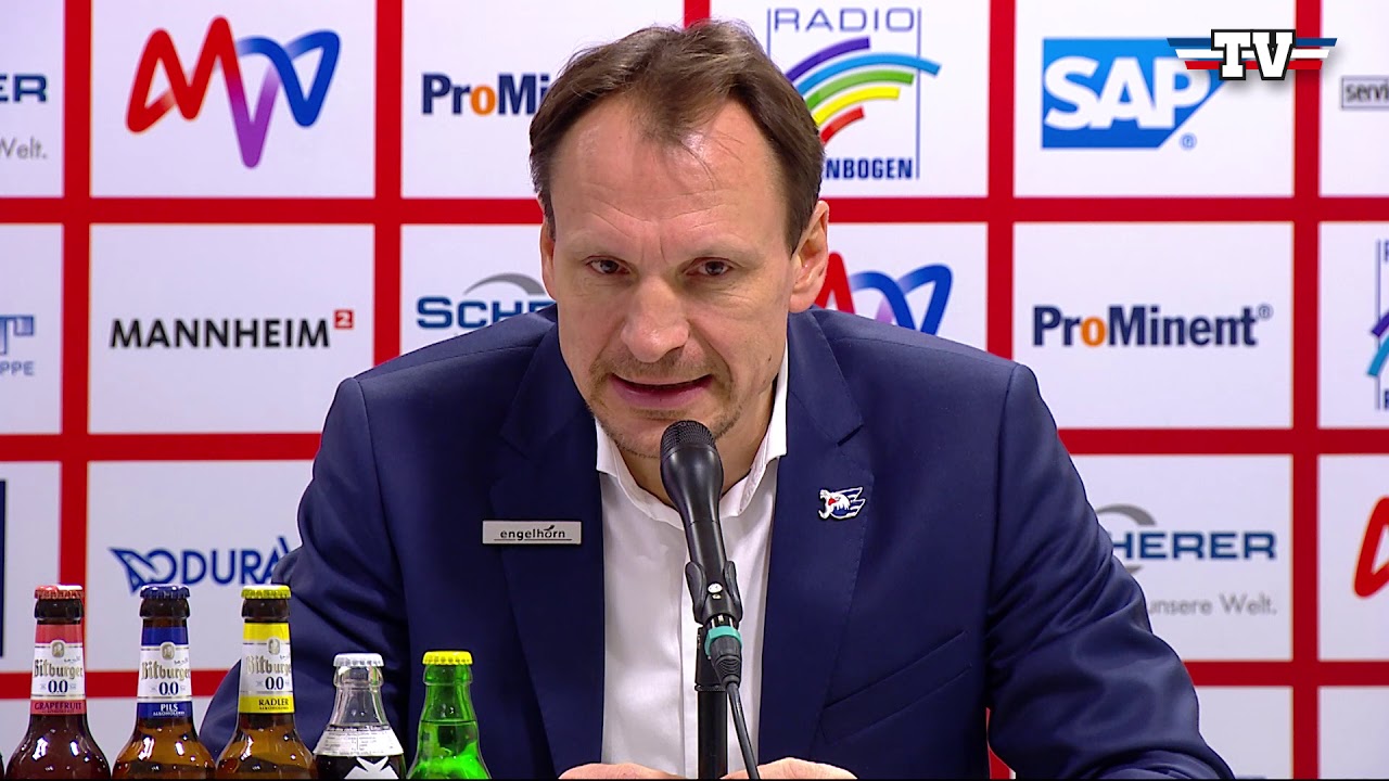 Pressekonferenz: Adler Mannheim - EHC Ingolstadt - YouTube