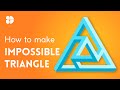 How to make impossible triangle in adobe illustrator