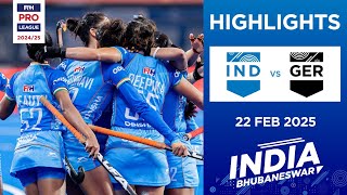 FIH Hockey Pro League 2024-25 Highlights: India vs Germany (W) | Match 2