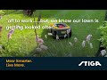 stiga a 750 autonomous robot roboticmower mowing garden