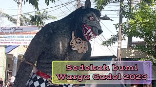 SEDEKAH BUMI GADEL 2023 .. warga Gadel Kec Tandes Kel Karangpoh surabaya