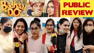 Badhai Do Movie Public Review & Reaction | First Day First Show Review | Rajkumar Rao, Bhumi