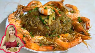 របៀបធ្វើបង្គារអប់មីសួរ /how to  Shrimp With Glass Noodle [ #ThidaOfficial ]