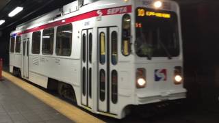 Philadelphia SEPTA underground bus train 2016