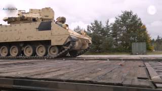 US Military Ironhorse Brigade - Railhead Operation in Europe