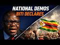 Tendai Biti Announces Nationwide Demonstrations