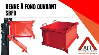 Benne à fond ouvrant SBFO - AFI DISTRIBUTION