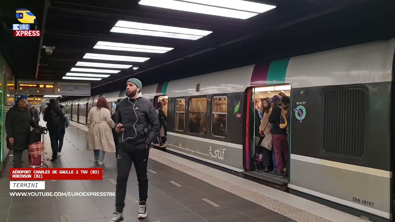 RER B: Châtelet Les Halles/MI79-MI84 - YouTube