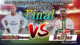 Sagar-11 (Jaipatna) VS Balijor || SOLBANDH football tournament-2024 #cr7