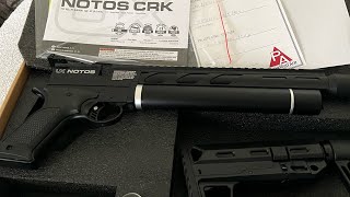 UMAREX NOTOS CRK .22 PCP Pistol/Carbine Unboxing/Set Up.😎🇺🇸