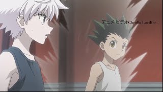 Gon and Killua RE-TRAIN with Bisky (dub)