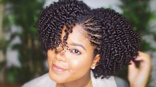 3 Strand Twist Out Hairstyle on Natural Hair