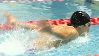 阪本祐也 13-14歳100mバタフライ決勝 ｼﾞｭﾆｱｵﾘﾝﾋﾟｯｸ水泳2013-830