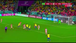 Neymar stunning goal vs Croatia  World cup 2022 / Brazil vs Croatia / Quarter final