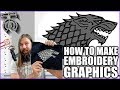 How to digitize graphics for embroidery - Tock Custom