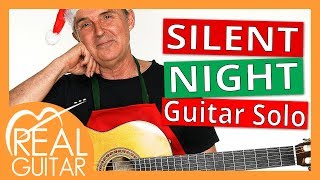 Silent Night Guitar Solo Christmas Song Tutorial