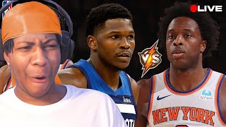 OG ANUNOBY KNICKS DEBUT LIVE REACTION! Lvgit Reacts To TIMBERWOLVES at KNICKS | January 1, 2024