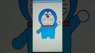 Doremon Using Python Turtle.#aim #python #shorts