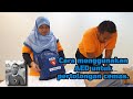 Cara menggunakan AED untuk pertolongan cemas.