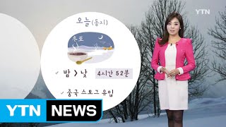 [날씨] '동지' 포근한 날씨...종일 미세먼지 주의 / YTN