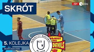 AZS UW Darkomp - Red Devils Chojnice 4:0 | SKRÓT | 5. kolejka (2024/25)