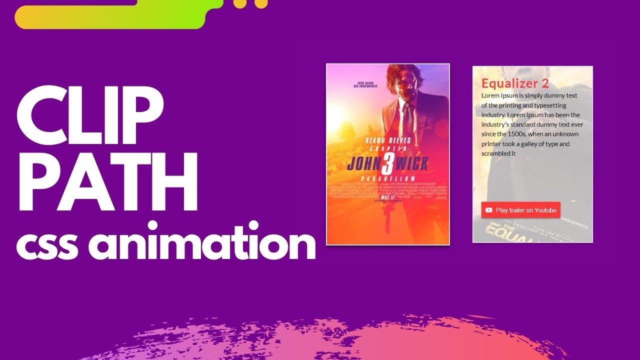 Css Clip Path Create Animation Using Clip Path Youtube