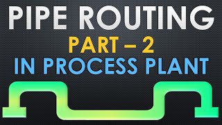 Pipe Routing scenarios in different process plant area - Part 2