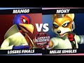 LACS 4 Losers Finals - Mango (Falco) Vs. Moky (Fox) SSBM Melee Tournament