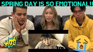 BTS (방탄소년단) '봄날 (Spring Day)' Official MV FIRST TIME REACTION!!