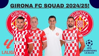 2024/25 Girona FC Squad Update | LaLiga \u0026 Champions League Full Team Details