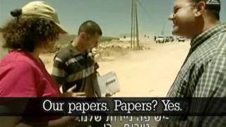 Settler assaults Peace Now volunteers, Channel 2 news broadcast.flv