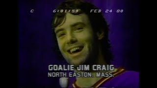 Miracle on Ice 1980 US Olympic Hockey Team Wins Gold - CBS Evening News - February 24, 1980