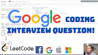GOOGLE Coding Interview Question - Reverse Linked List | LeetCode