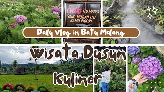 Wisata Murah Malang 2025 | Wisata Dusun Kuliner - Batu | Spot Foto Cantik, Kulinernya Worth It !!