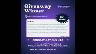 Congratulations, Kim! You’ve just won a $150 Amazon Gift Card! 🥳