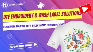 DTF Embroidery \u0026 Care Label Solutions | Stunning Results with Instant Peel Film!