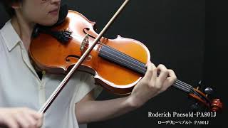 【楽器試奏動画】Roderich Paesold PA801J Violin