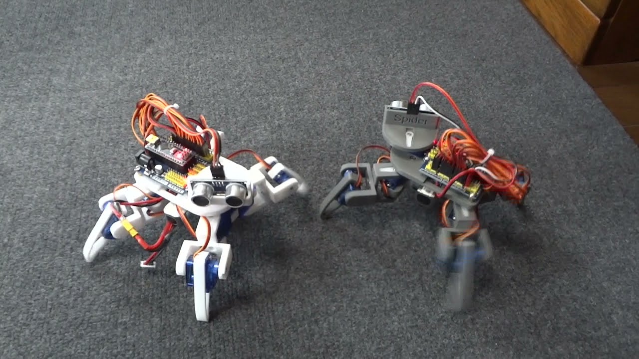 4 Legged Walking Robot Youtube