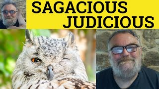 🔵 Judicious vs Sagacious Meaning - Sagacious or Judicious Sagacious and Judicious Defined Difference