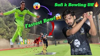 Sufi k Bowling na Arsalan Bhai ko Injured kardiya 😱💀|Fastest Bowl Extreme Pace 😱