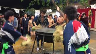 2018御幸神社花祭り 湯ばやし