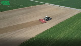 AGRO-OSEK brony 12 polowe hydrauliczne z belką przednią, spulchniaczami śladów i włóką wyrównującą