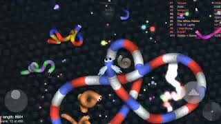 slither.io LUCKY . slitherio Gameplay video . snake funny  game . wormate fast Moments  OMG. #1 ios