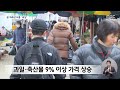 명절 물가에 화들짝 ‥차례상 비용 역대 최고 2025.01.17 뉴스데스크 mbc