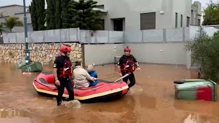 חדרה הפכה לוונציה: הגשם הכבד הביא להצפות ושיטפונות בשרון